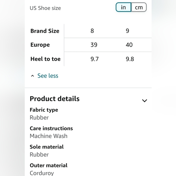 Embroidered platform corduroy sneaker - Picture 5 of 5